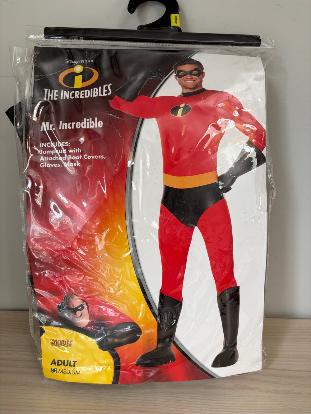 Disney Mr. Incredible Red and Black Adult Costume size M